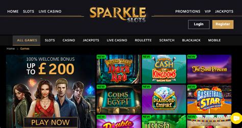 Sparkleslots casino aplicação